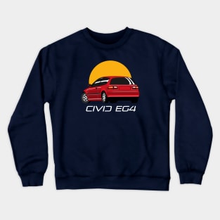 Civic EG4 red candy jdm style Crewneck Sweatshirt